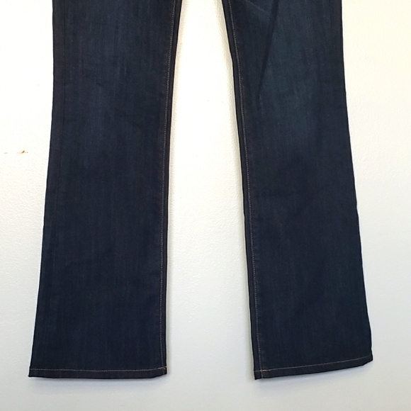 Rich & Skinny Wrinkle Rinse Dark Wash Boot Cut Jeans 26 - Picture 3 of 10